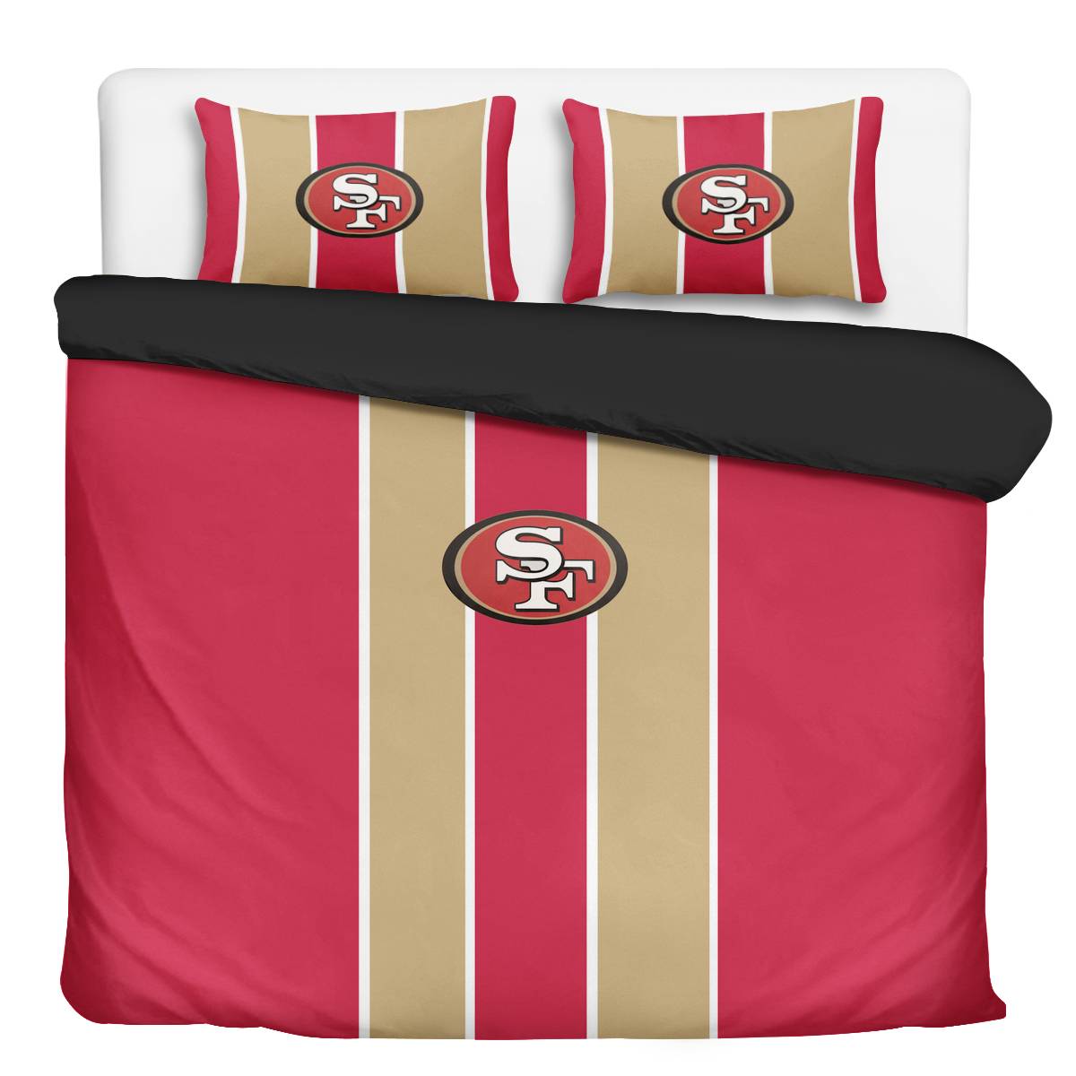 San Francisco 49ers 3-Piece Full Bedding 001